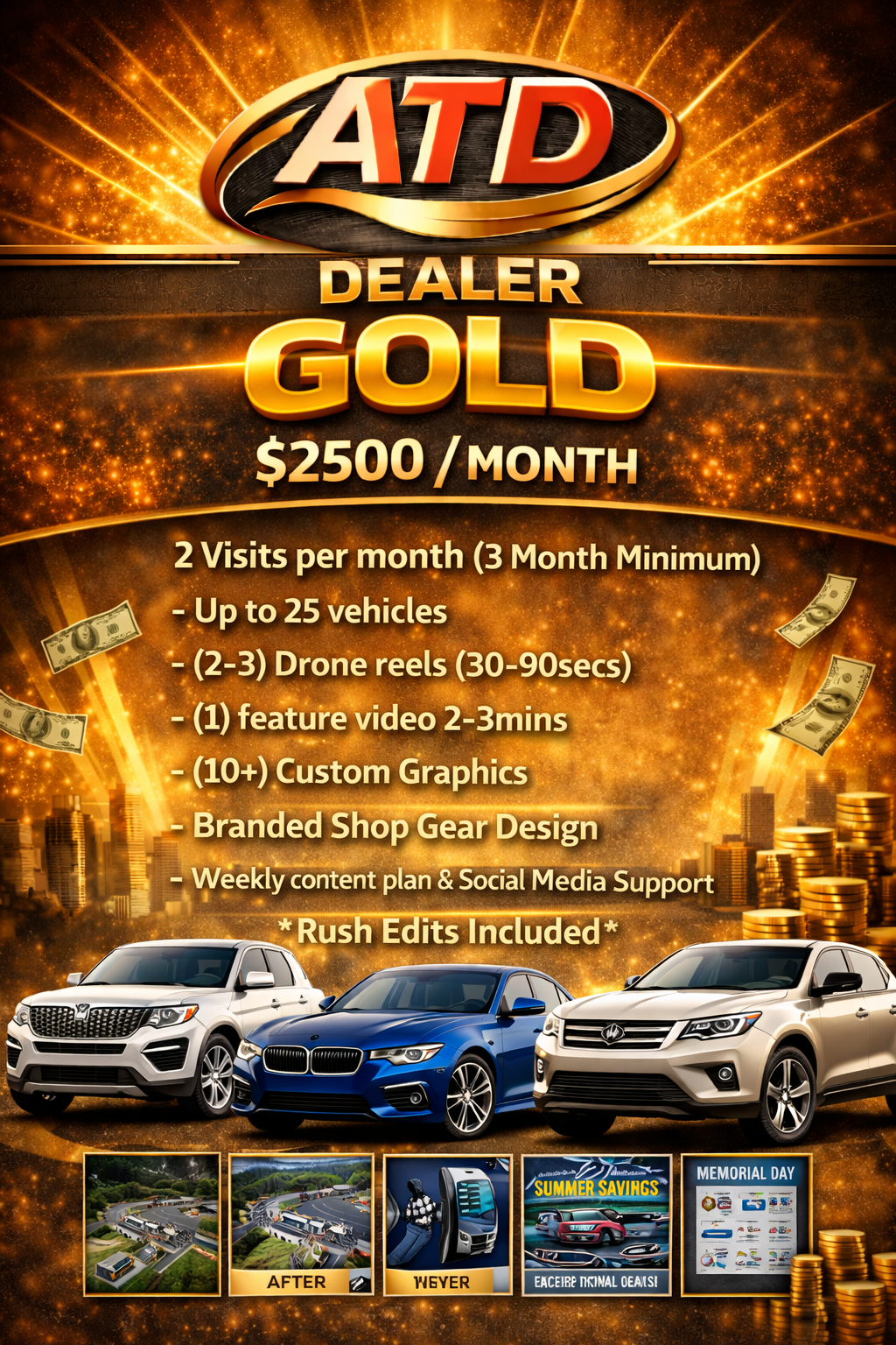 Dealer Gold Package ($2500/month)